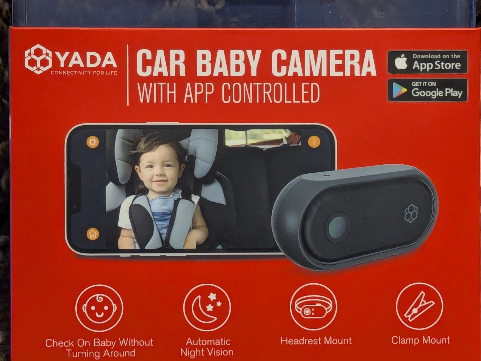 Yada Car Baby Camera with App Control / 2