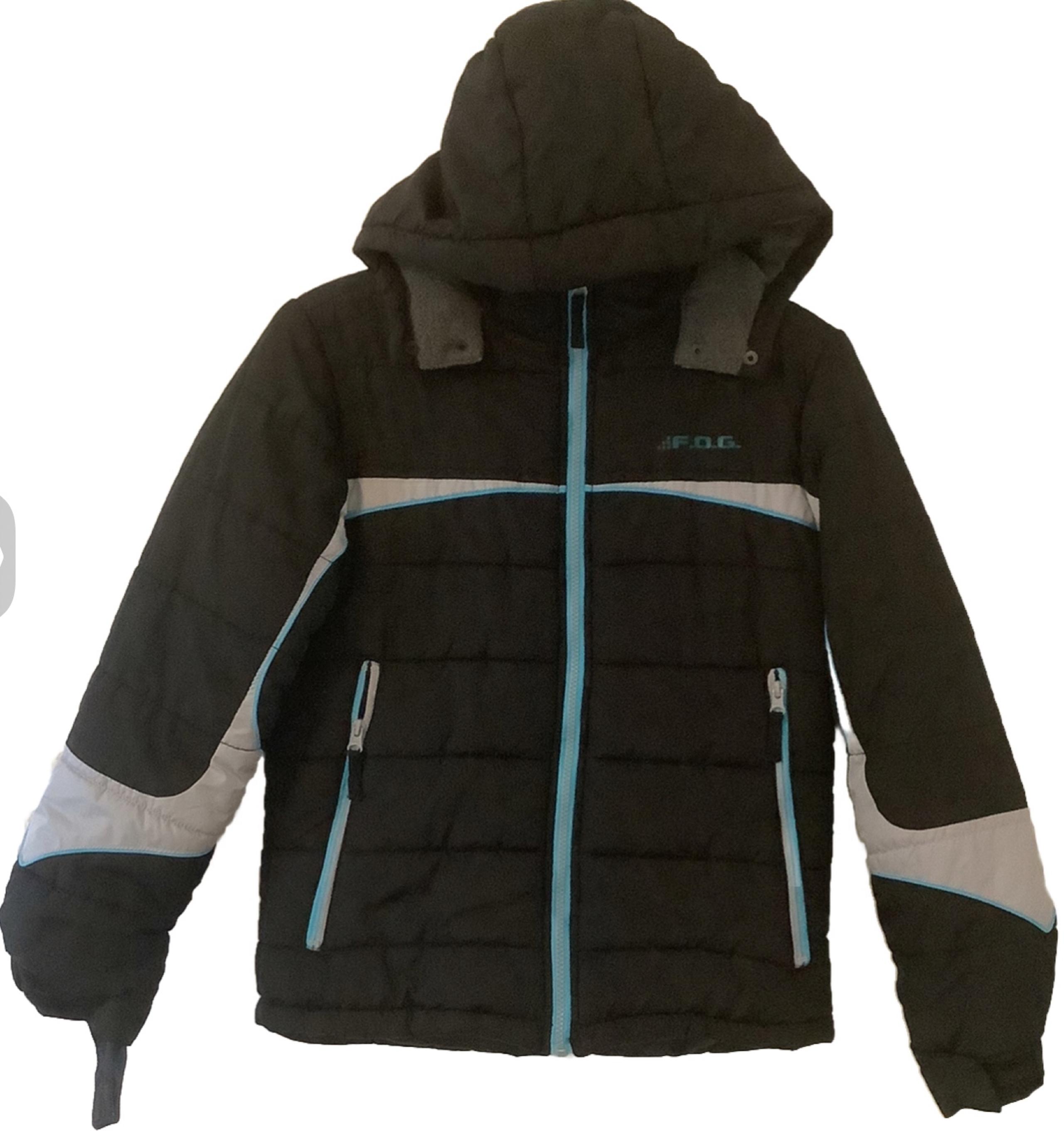 Puffer Jacket boys FOG BY London Fog fleece SZ L (14/16)