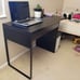 Black Desk with drawers and shelves
