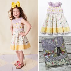 Matilda Jane Enchanted Garden Twirl Forever Dress 4 Easter