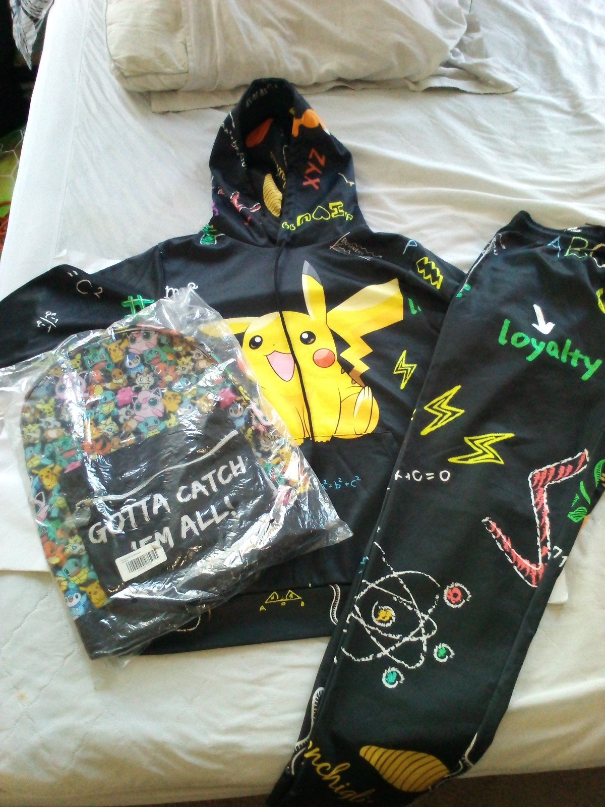 New POKÉMON Gotta Catch Em All Backpack 16x13 With Track Xl Track Suit
