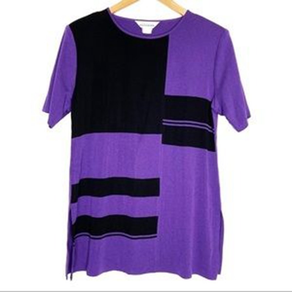 Striped Short Sleeve Top