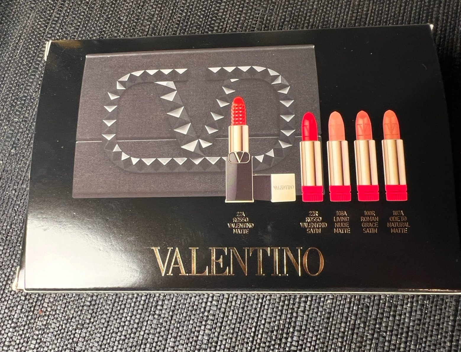 Valentino Lipstick Set Rare Complete Brand new