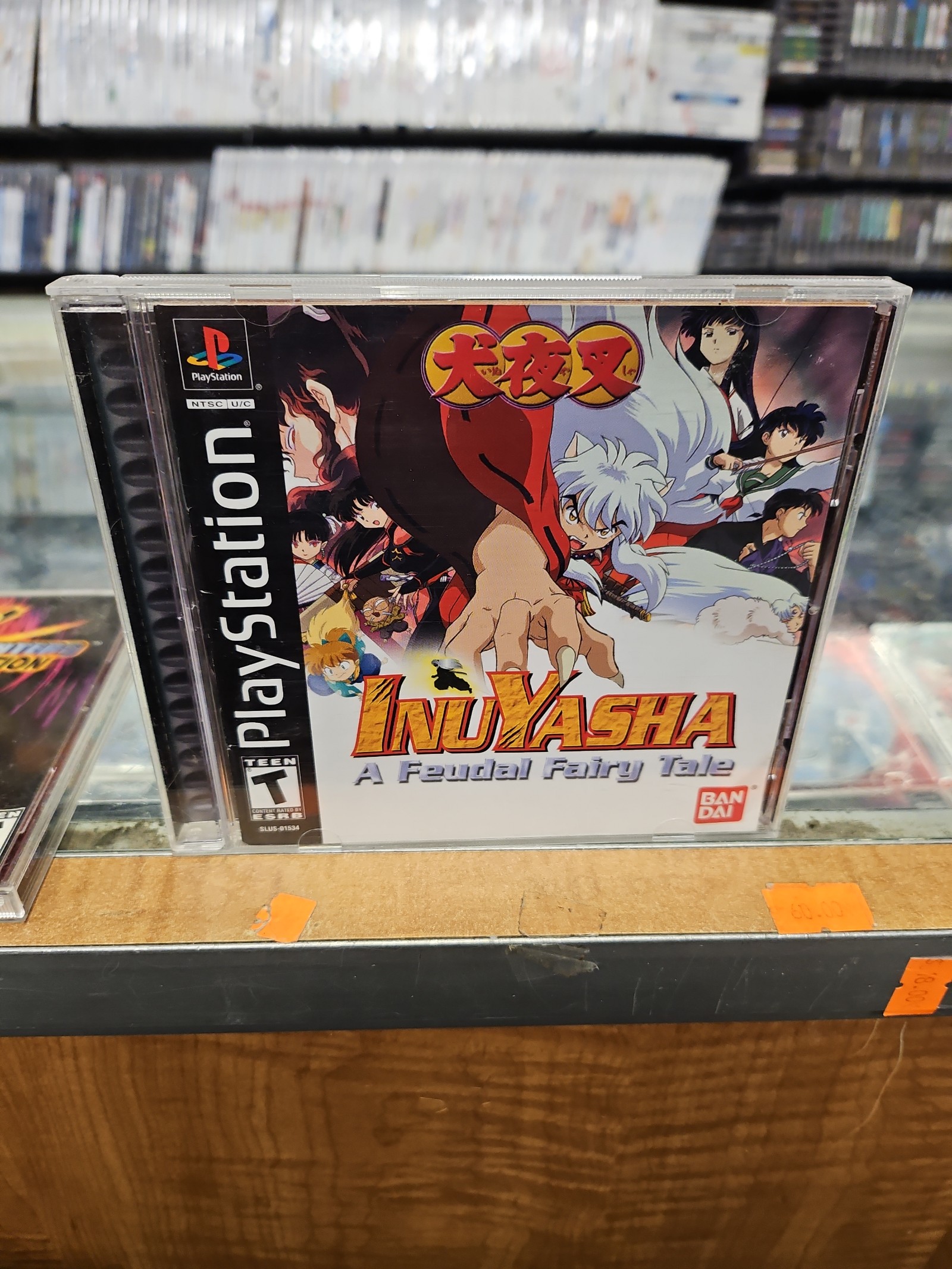 Inuyasha: A Feudal Fairy Tale (Sony PlayStation 1, 2003) CIB With Manual Tested