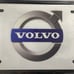 Volvo Brand New Front Vanity Metal Plate Frame Holder (2 Pack)