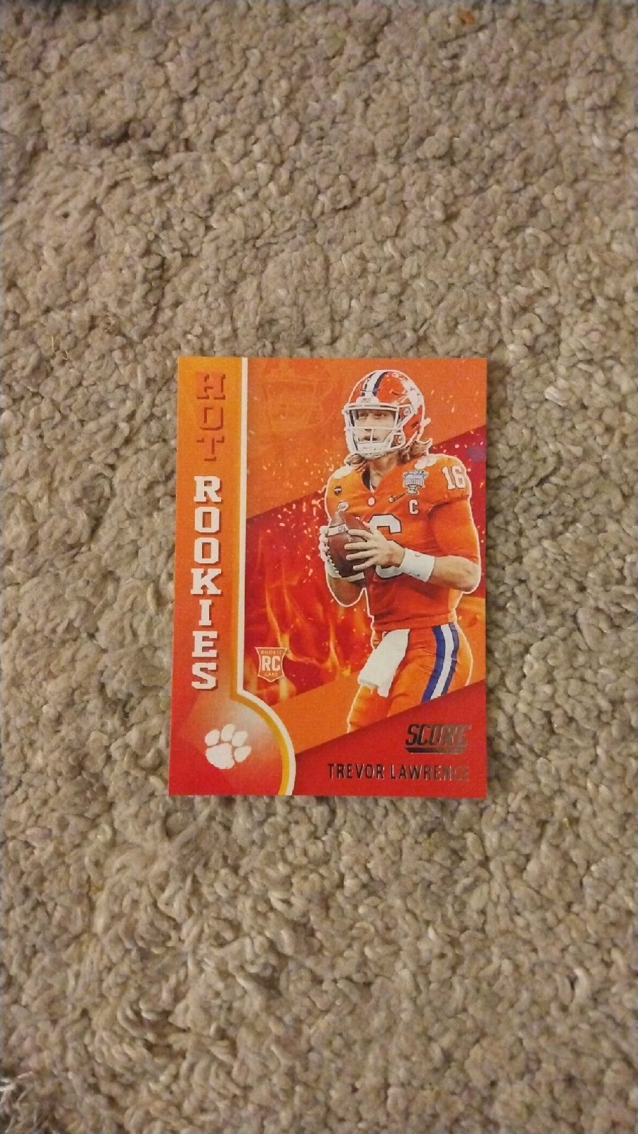 2021 Panini NFL Score Trevor Lawrence Hot Rookies Hobby Insert