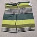 Patagonia Mens Board Shorts Swim Trunks Striped Beach Surf Cargo Pocket Sz 36