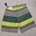 Patagonia Mens Board Shorts Swim Trunks Striped Beach Surf Cargo Pocket Sz 36