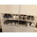 HOMIDEC Shoe Rack 6 Tier Shoe Storage Cabinet 24 Pair Plastic Shoe Shelves