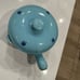 Vintage Cronin Blue Tulip Bean Crock Sauce Pot with Handle and Lid