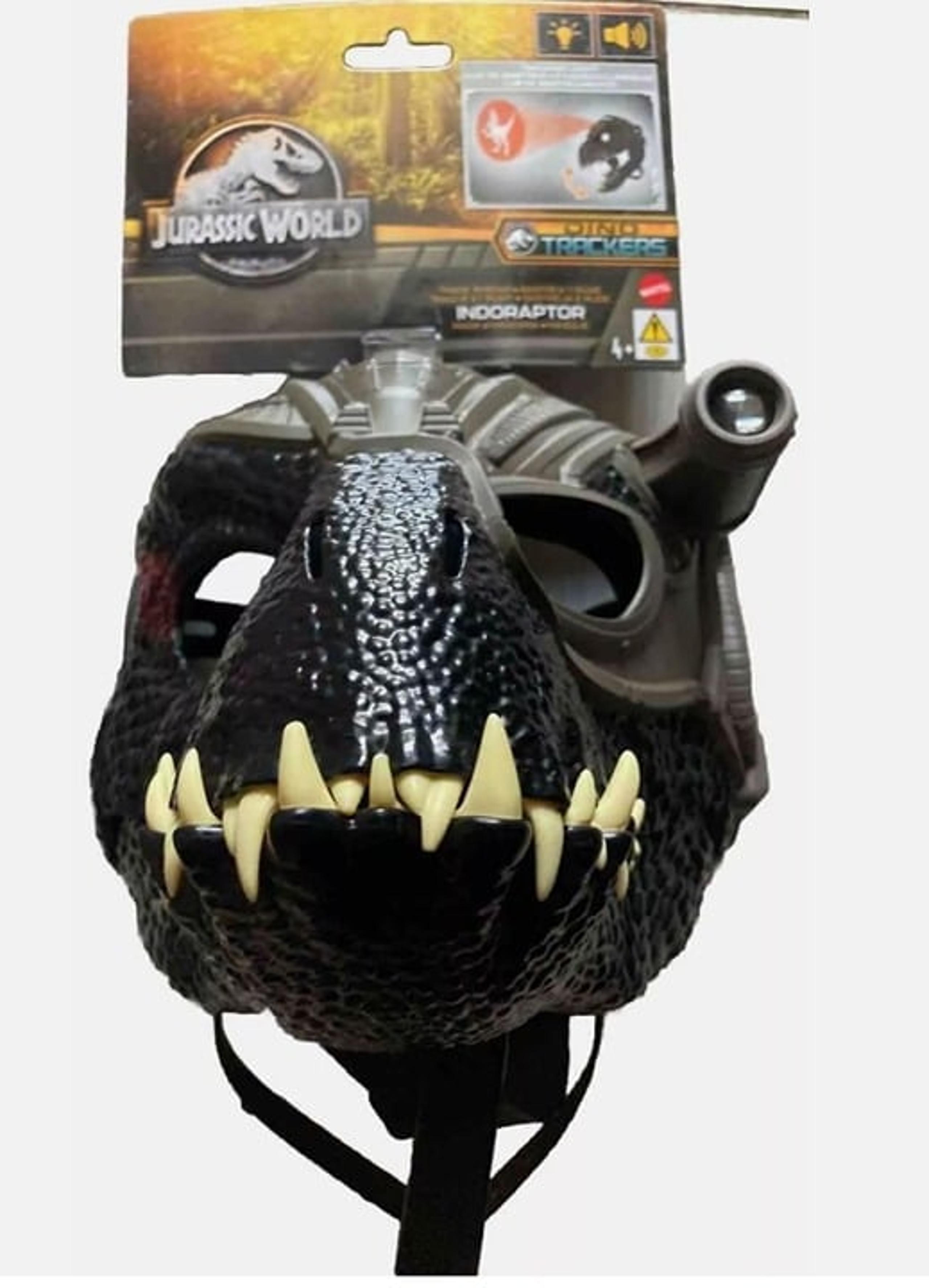 Jurassic World - Indoraptor Dinosaur Mask - Mattel- Tracking Light &Sound