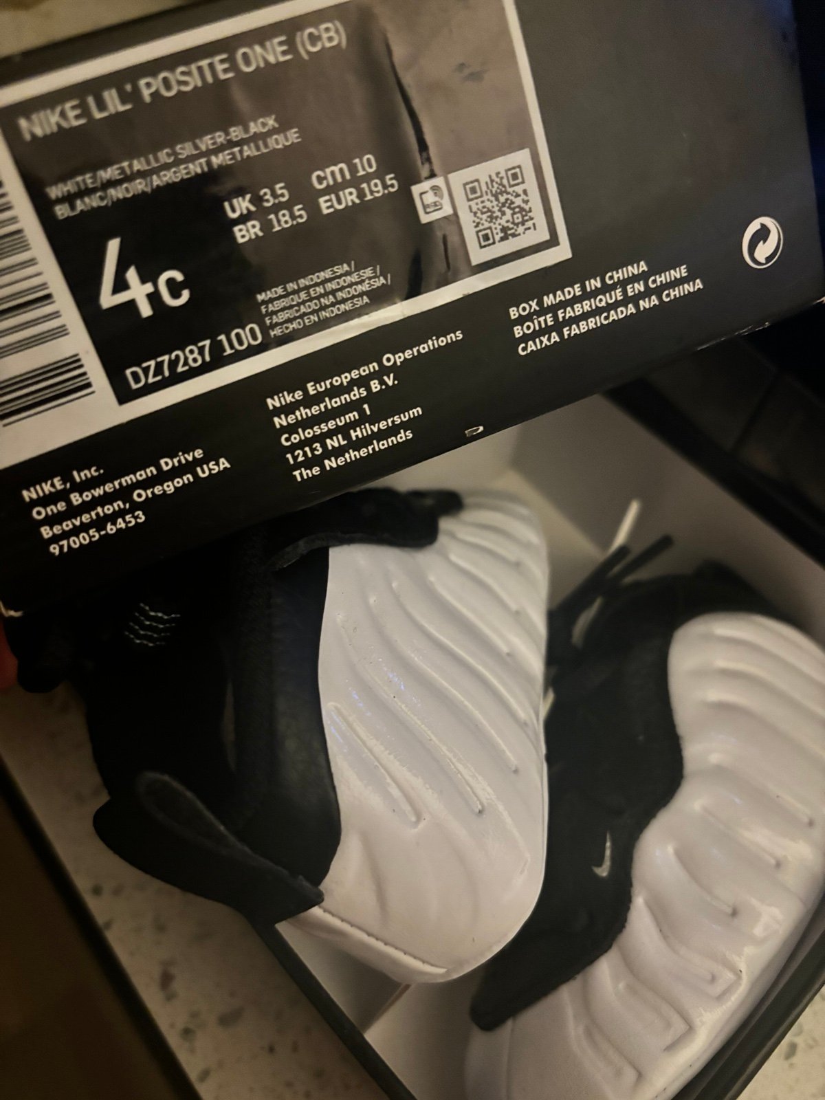 Foam posite 4c baby sneakers