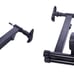 BalanceFrom Bike Trainer Stand Steel Bicycle Exercise Magnetic Stand with Front
