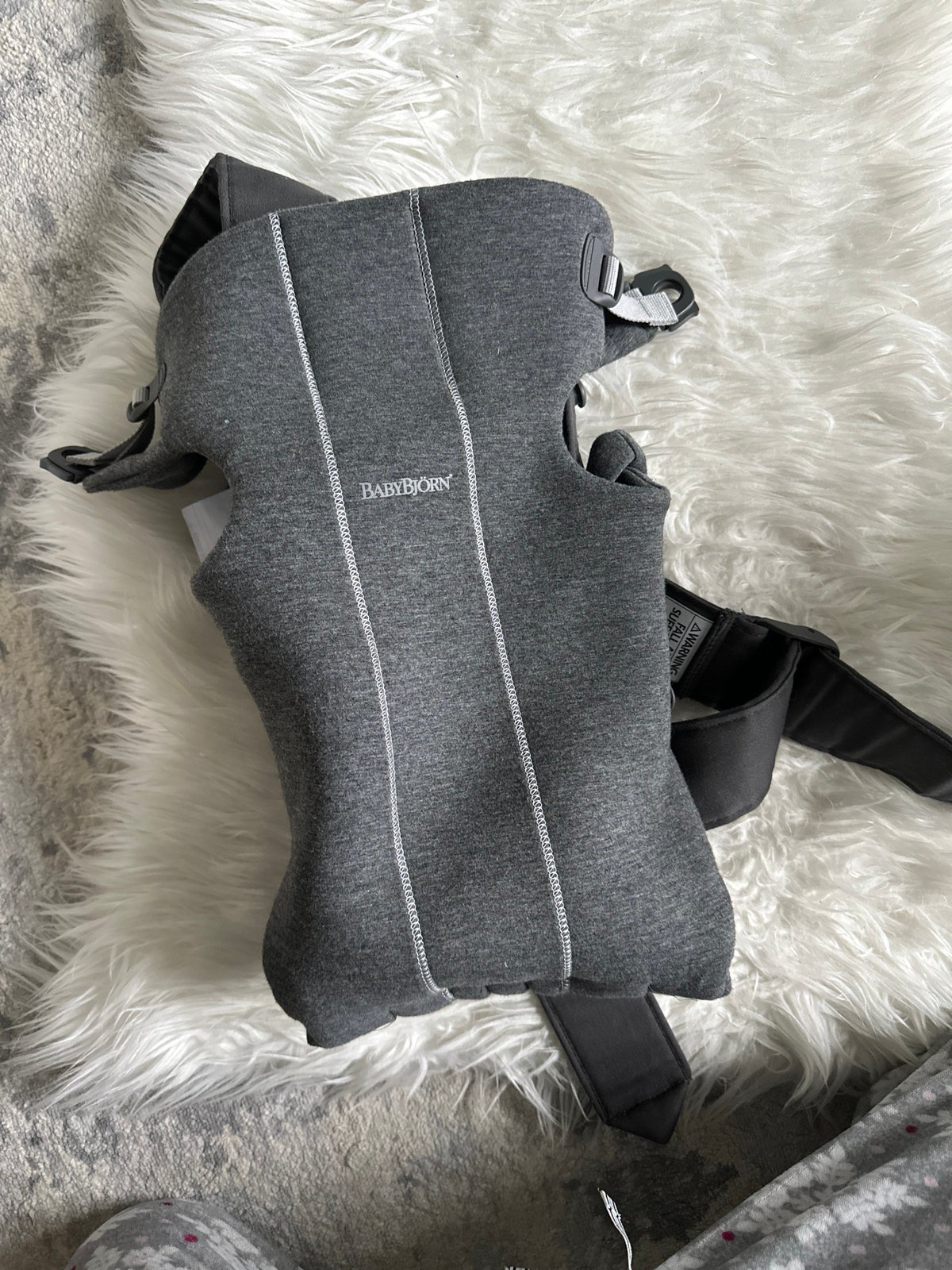 baby bjorn mini carrier soft jersey dark gray