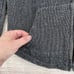 Lucky Lotus Knitwear Embroidered Full Zip Hoodie Sweatshirt Women's Large Blue