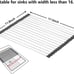 Rack Roll Up Dish Drying Rack for Kitchen Counter,Rolling Stainless Steel Sink