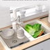 Rack Roll Up Dish Drying Rack for Kitchen Counter,Rolling Stainless Steel Sink