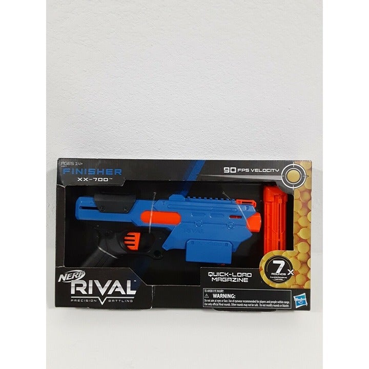 New Nerf Rival Finisher XX-700 Blue & Orange Quick Load Magazine