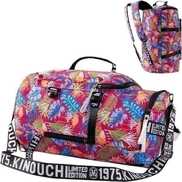 40L Sling Gym Sport Bag Backpack Duffle Bag Weekender Bag Water-resistant Travel