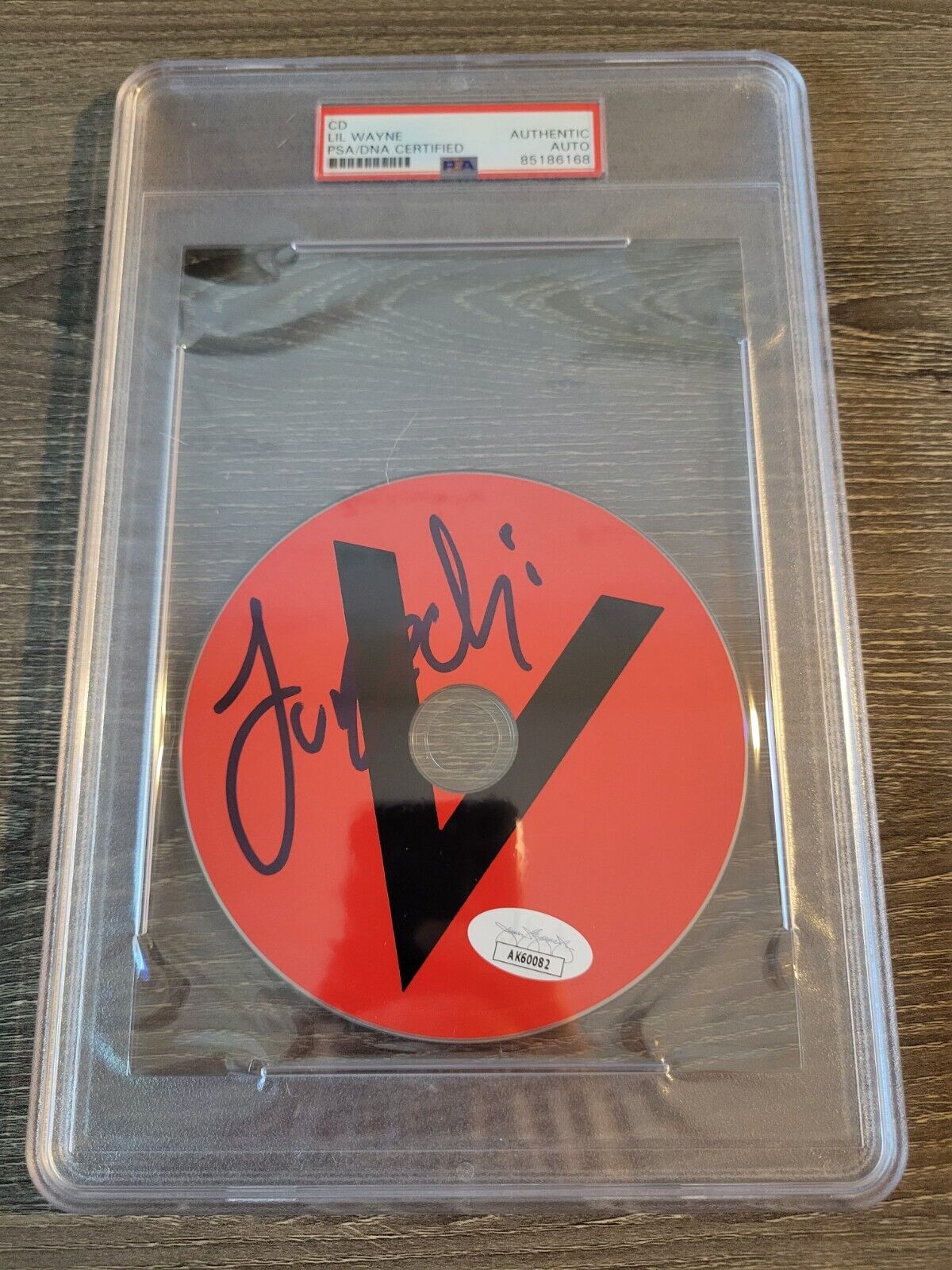 LIL WAYNE AUTOGRAPHED THA CARTER V 5 CD SIGNED JSA PSA AUTHENTICATED SLABBED