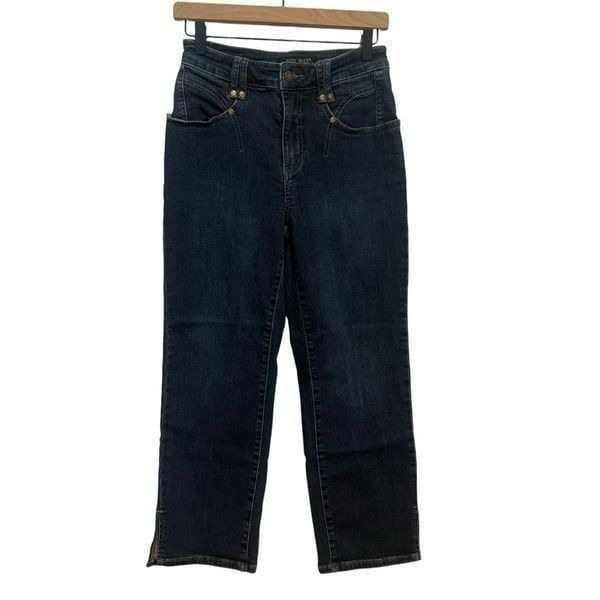 Judy Blue Alta High Rise Straight Leg Cropped Jeans Size 5/27