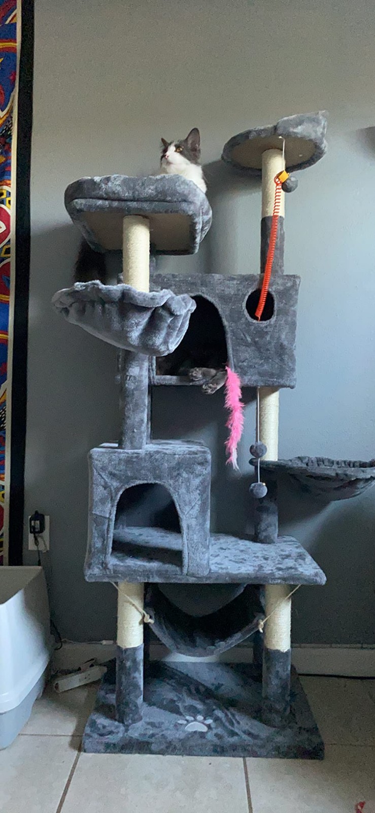 Cat Tree 67 Inches Tall