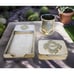 Rare Wilton ZIA Symbol Armetale Pewter Desk Set Pencil Cup Notepad Holder Box