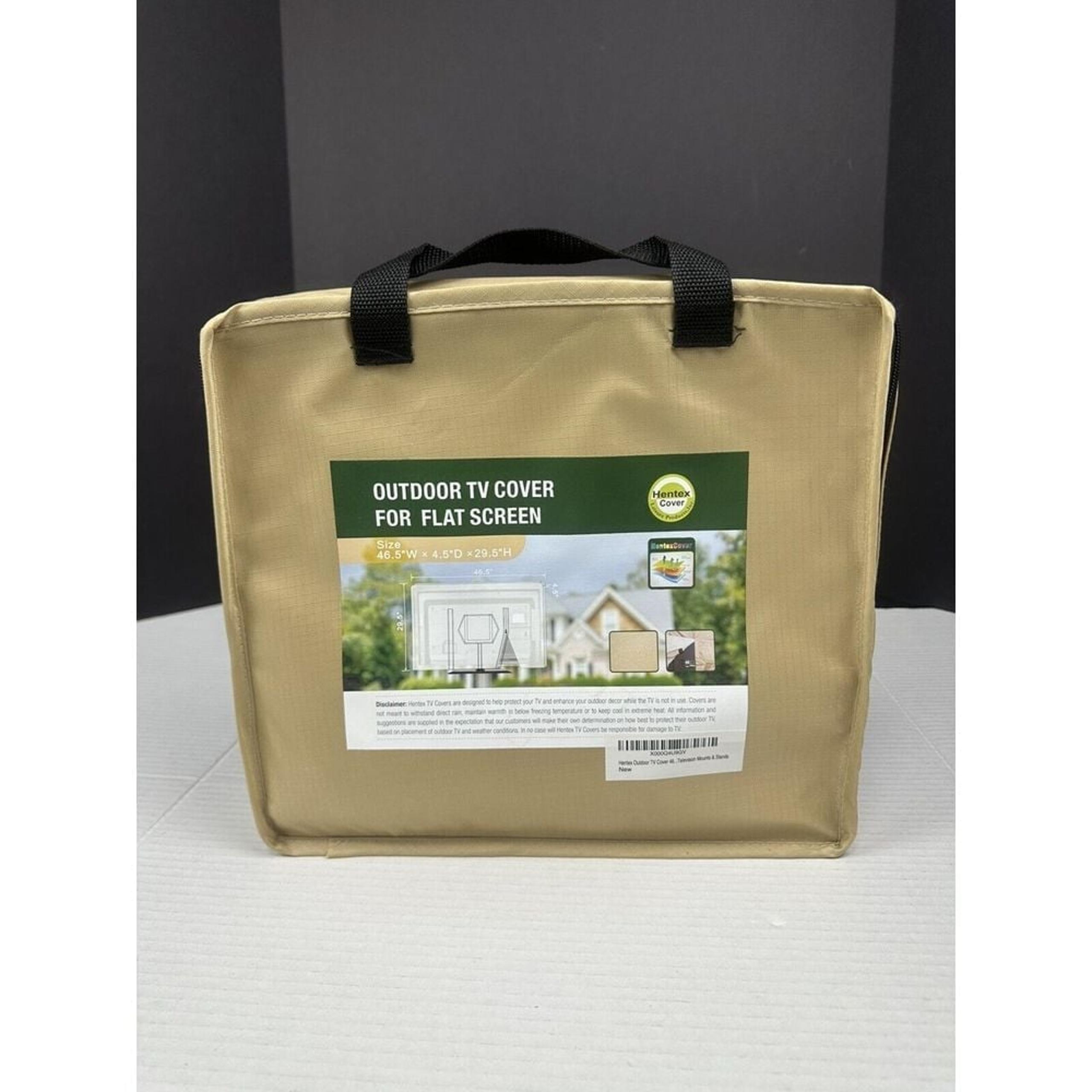Hentex Outdoor TV Cover Breathable 3 Layer Durable Weatherproof - 46" Tv