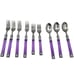 Vintage acrylic lucite handle flatware