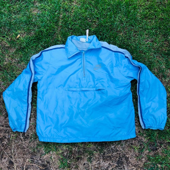 Vintage 1970s Nike Orange Tag Half Zip N