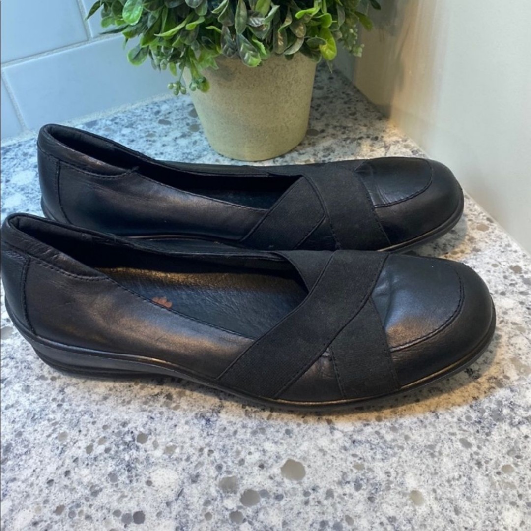 Padders Womens SHELLA Leather Wide Fitting Slip On Shoes Size 10