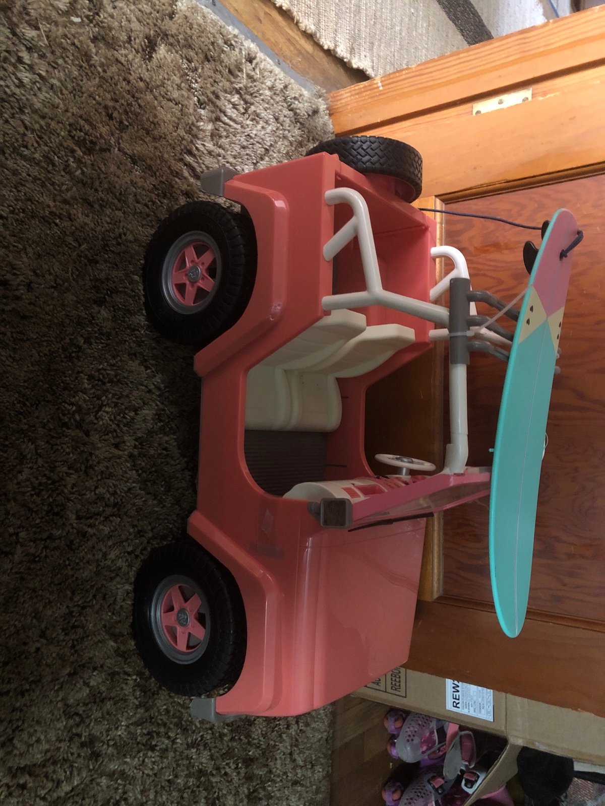 Our generation jeep with surf board