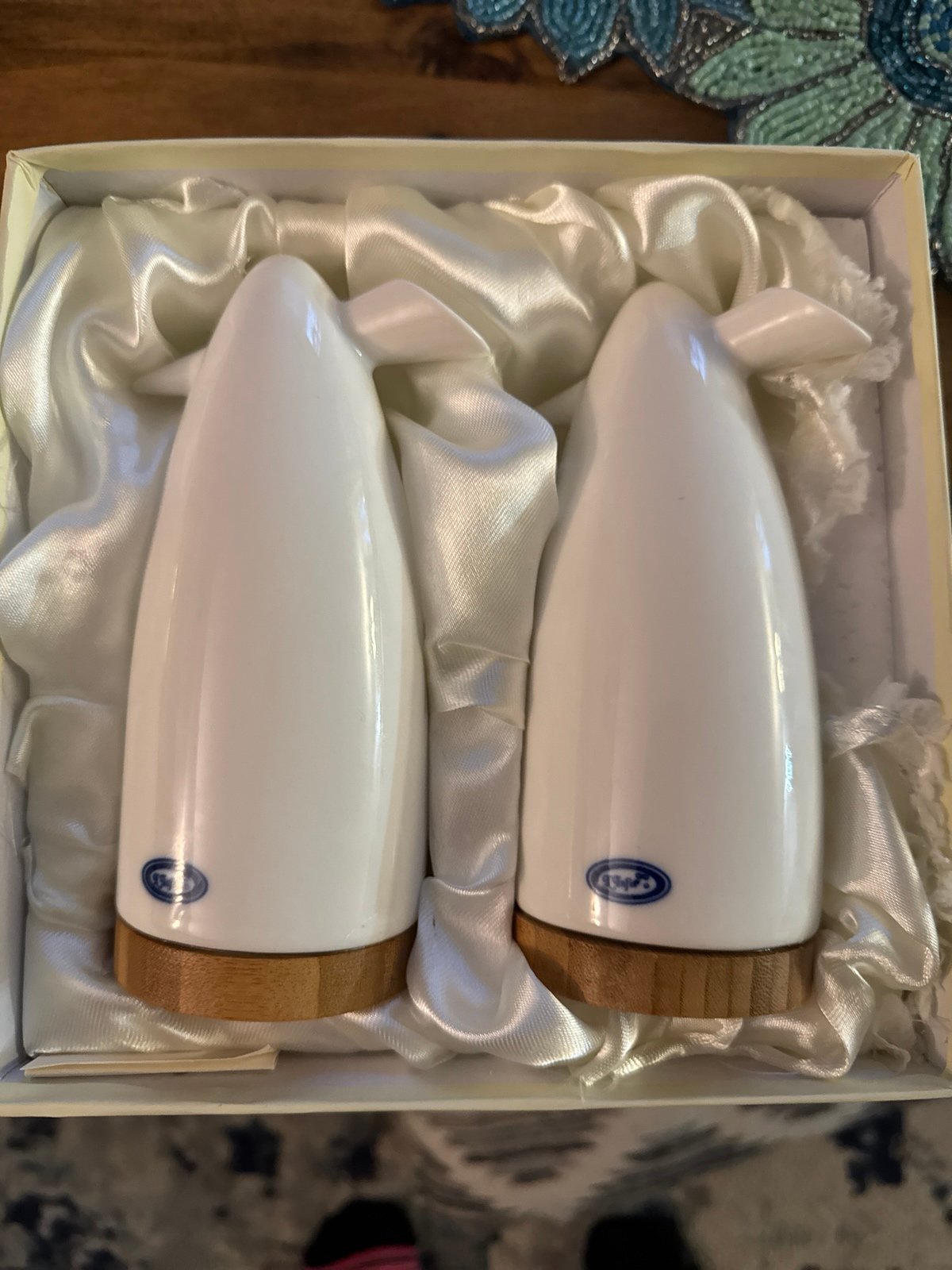 L’Infinito Italian Oil and Vinegar Cruet Set Of 2-BRAND NEW IN BOX-Made in Italy