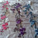 Multi color Cherry Blossom Appliques. #