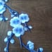 Multi color Cherry Blossom Appliques. #