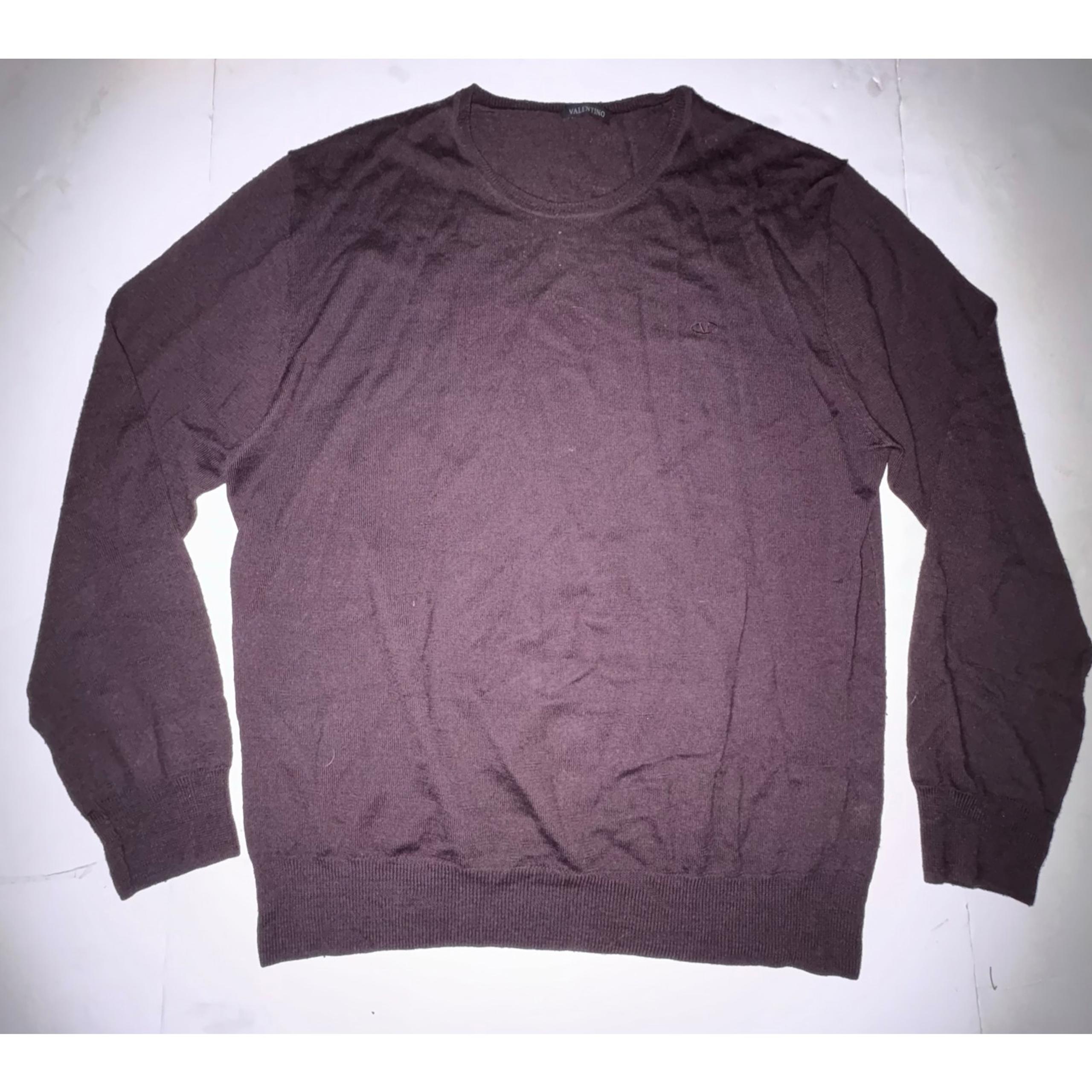 Valentino Crewneck sweater men’s Italy wool xxl brown longsleeve