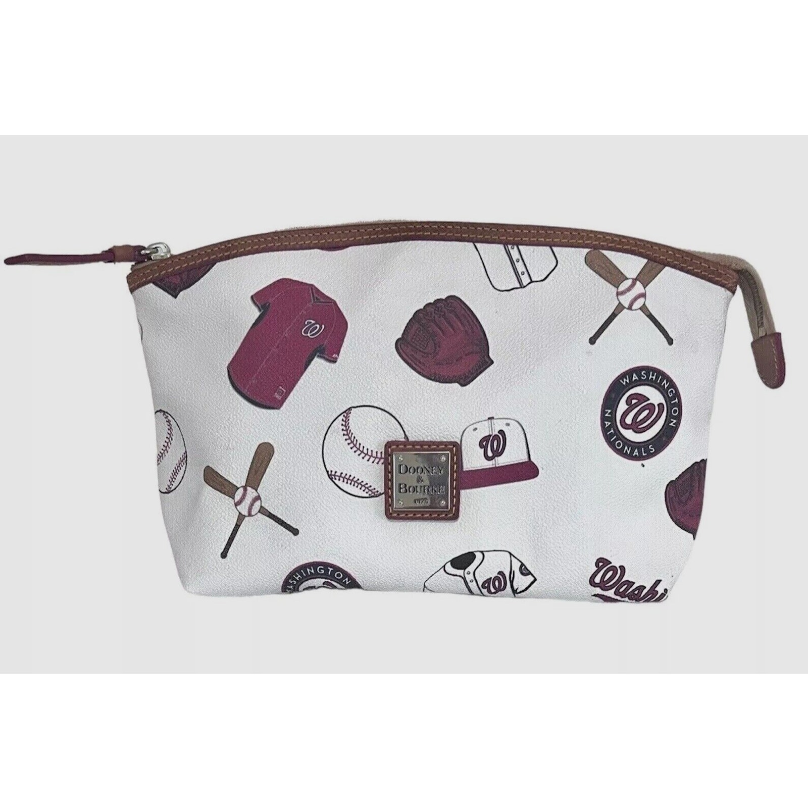 Dooney & Bourke Washington Nationals Zip Bag Leather Case Nats MLB Baseball