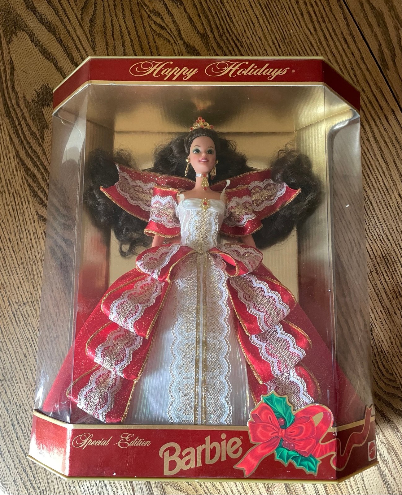 Rare misprint 1997 Holiday Barbie (Recalled)