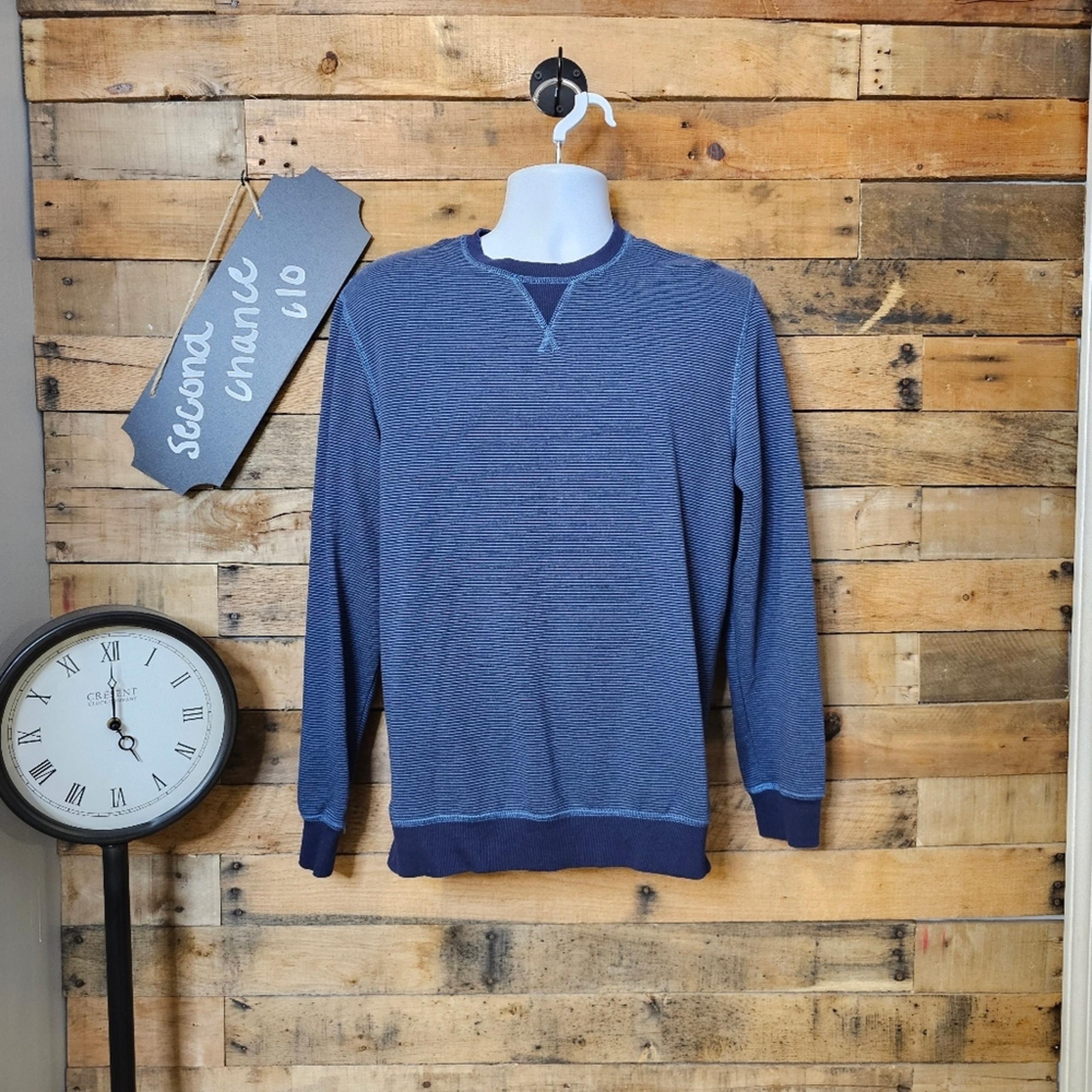 Izod saltwater men's stripped pullover sweatshirt size s