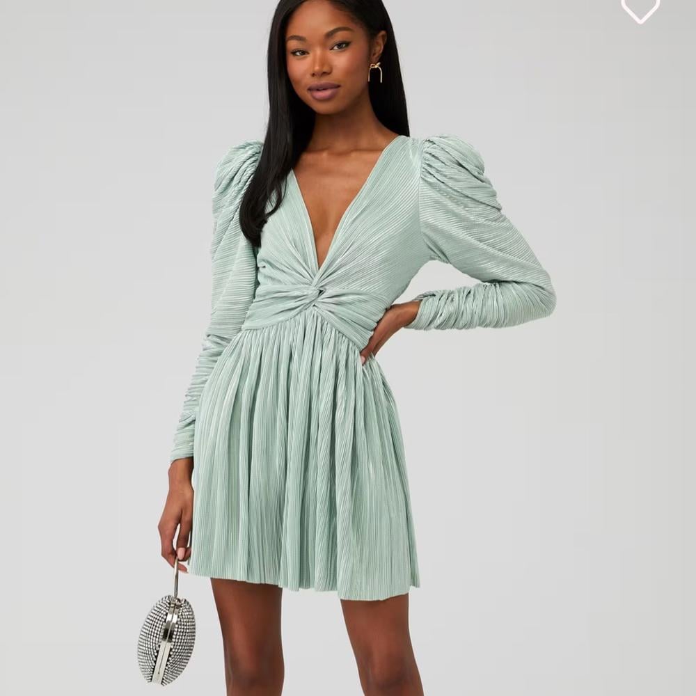 SABINA MUSAYEV Morgana Dress In Mint, NWT, Size S