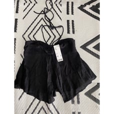 Urban Outfitters Ecote Kiki Gauze Flyaway Top Black XS