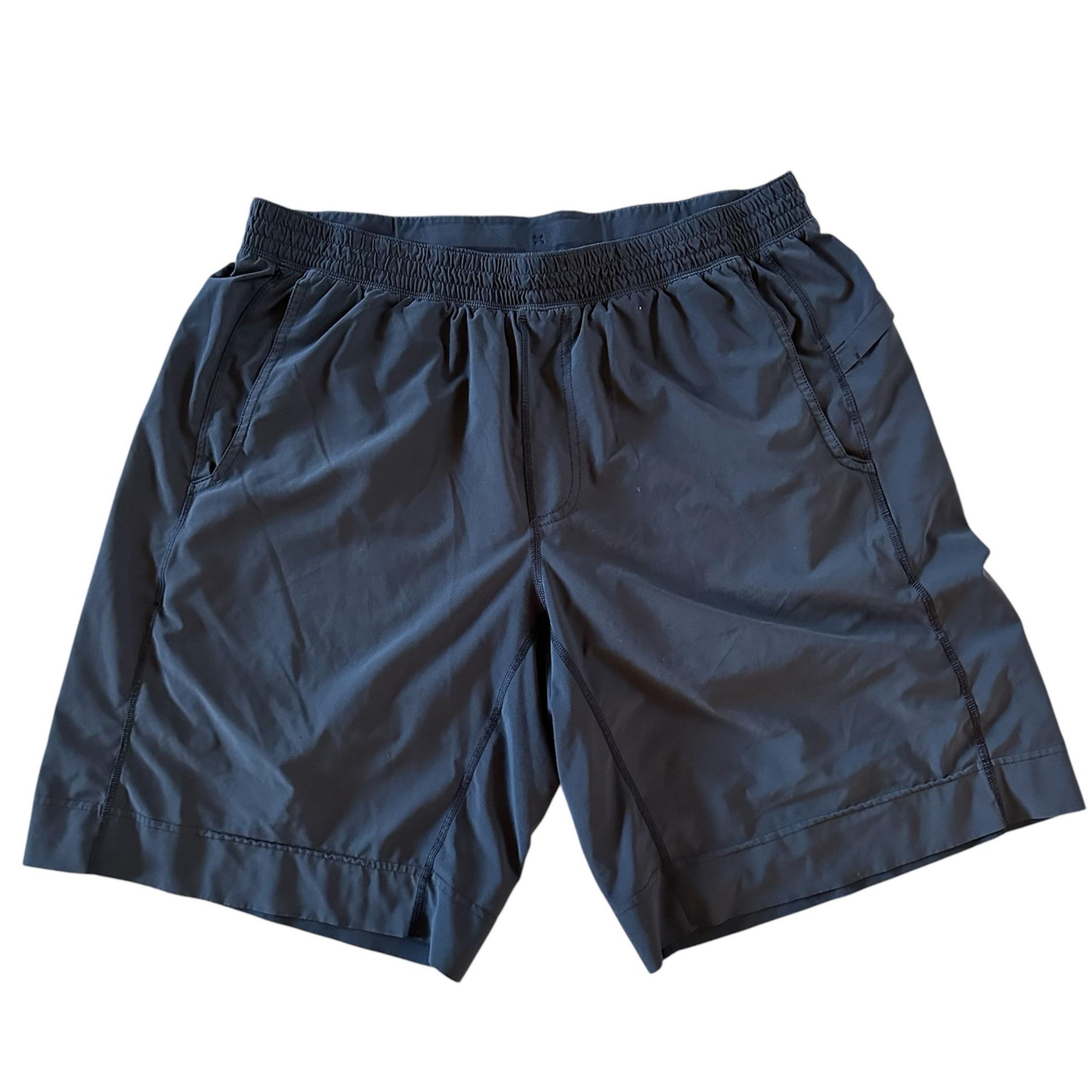 Lululemon Men's Black Elastic Waist Pull On Athletic Shorts Size XXLarge