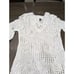 NWT La Blanca Waverly Covers Crochet V-Neck Tunic Cover Up - Ivory size S