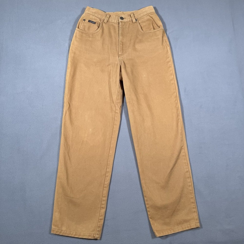 Lauren Ralph Lauren Pants Womens 4 Tan Brown High Rise Cotton Twill (25x28)
