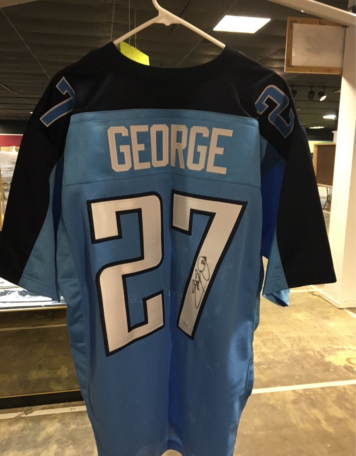 NFL autographed apparel jerseys