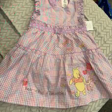 Disney baby Winnie the Pooh springtime gingham Easter dress size 18-24 months
