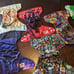 Lot of 6 diapers with liners
