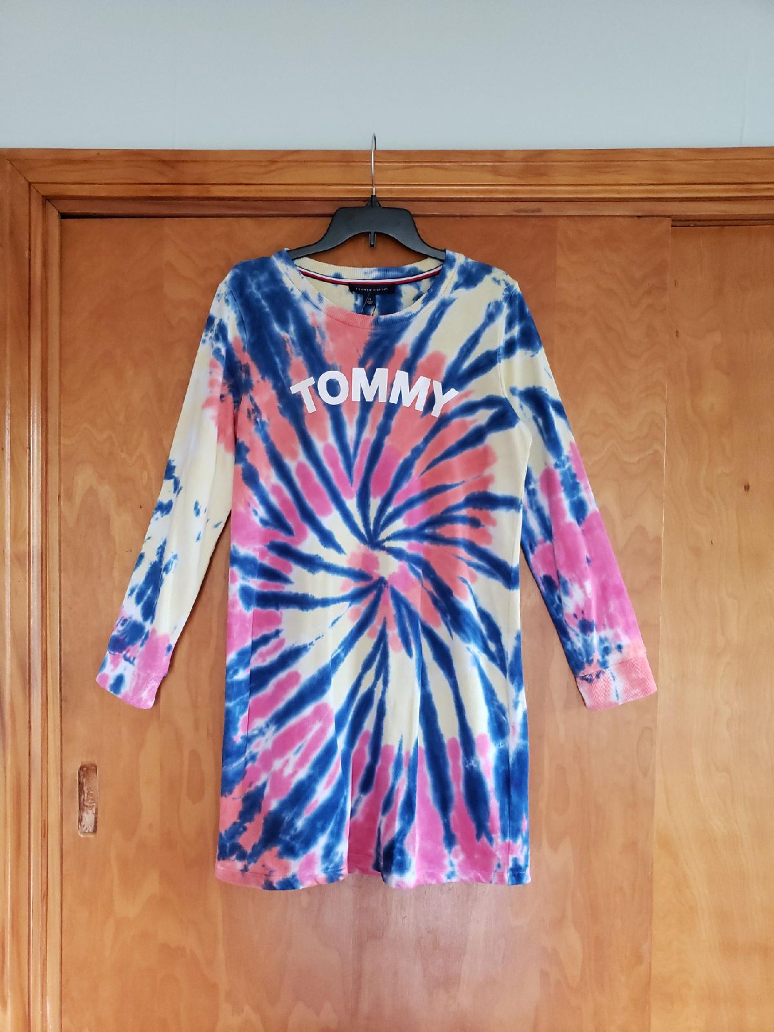 Tommy Hilfiger Logo Tie Dye French Dress