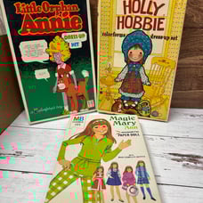 Color forms and paper doll vintage