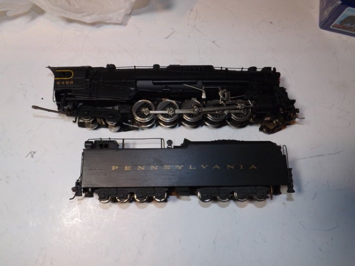 HO BRASS PRR 2-10-4 FACTORY PAINTED